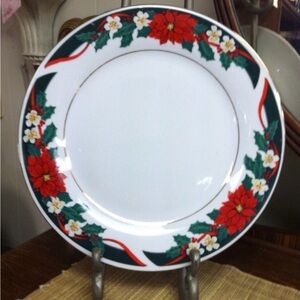 Tienshan Deck the Halls Dinner Plate